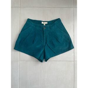 I Love H81 Forever 21 High Waist Suede Pleated Shorts FLAW